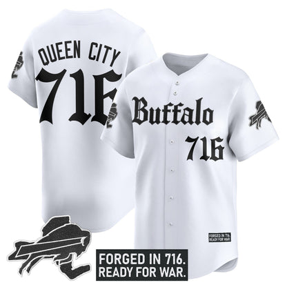 Men's Buffalo Bills 'Gothic Cold Front Edition' Vapor Baseball Jersey - All Stitched