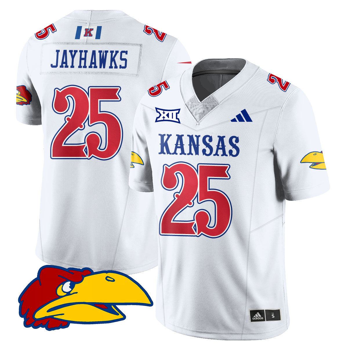 Men's Kansas Jayhawks Football 2025 Limited Jersey - All Stitched