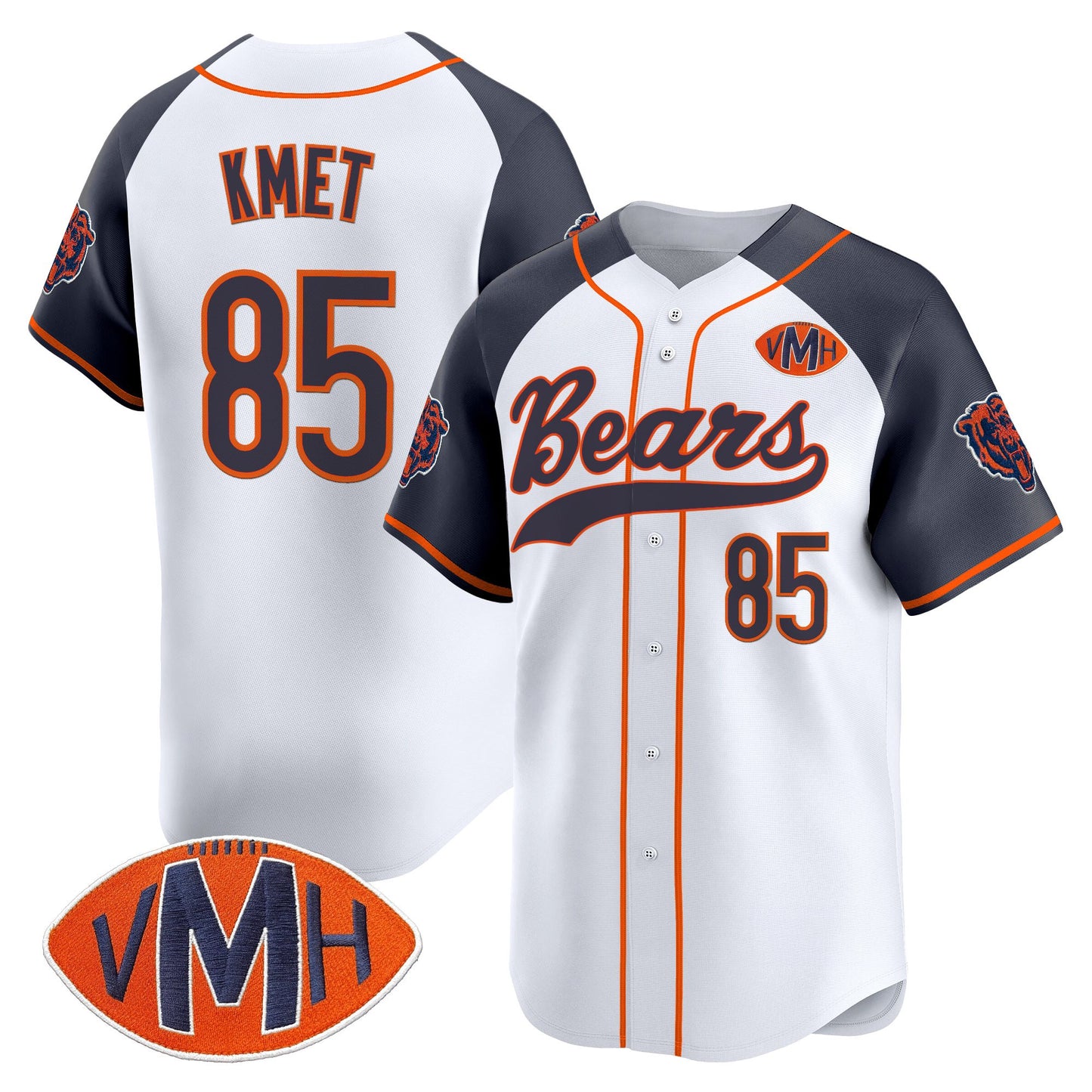 Men's Chicago Bears 2025 Vapor Baseball Jersey - All Stitched