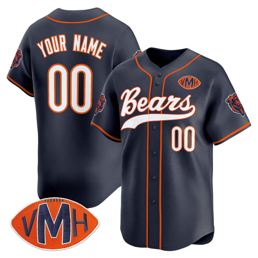 Chicago Bears 2025 Vapor Baseball Custom Jersey - All Stitched