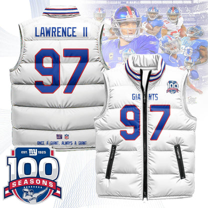 New York Giants Unisex Puffer Vest