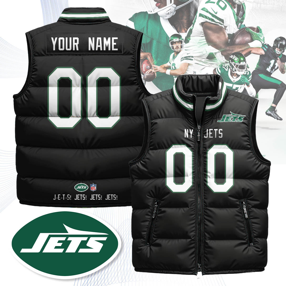 New York Jets Unisex Puffer Vest