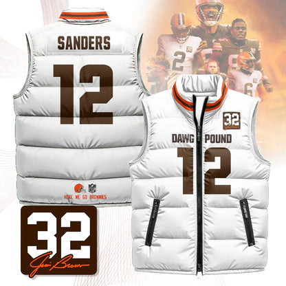 Cleveland Browns Unisex Puffer Vest
