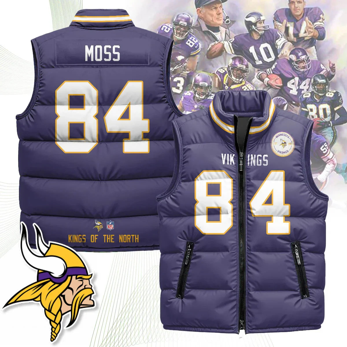 Minnesota Vikings Unisex Puffer Vest