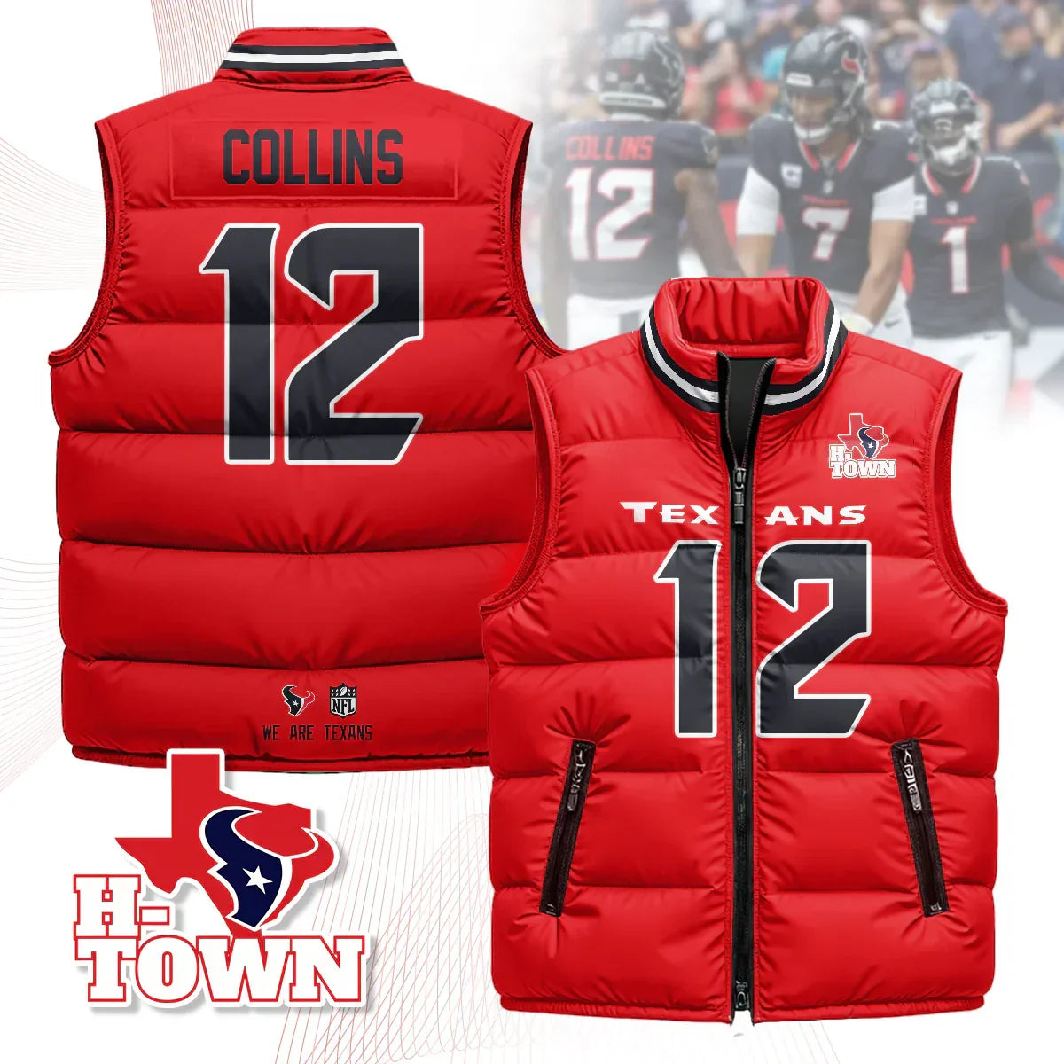 Houston Texans Unisex Puffer Vest