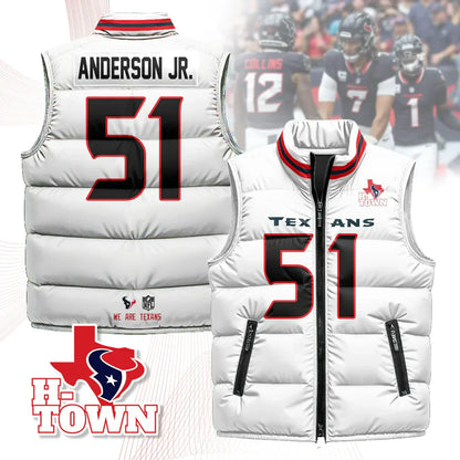 Houston Texans Unisex Puffer Vest