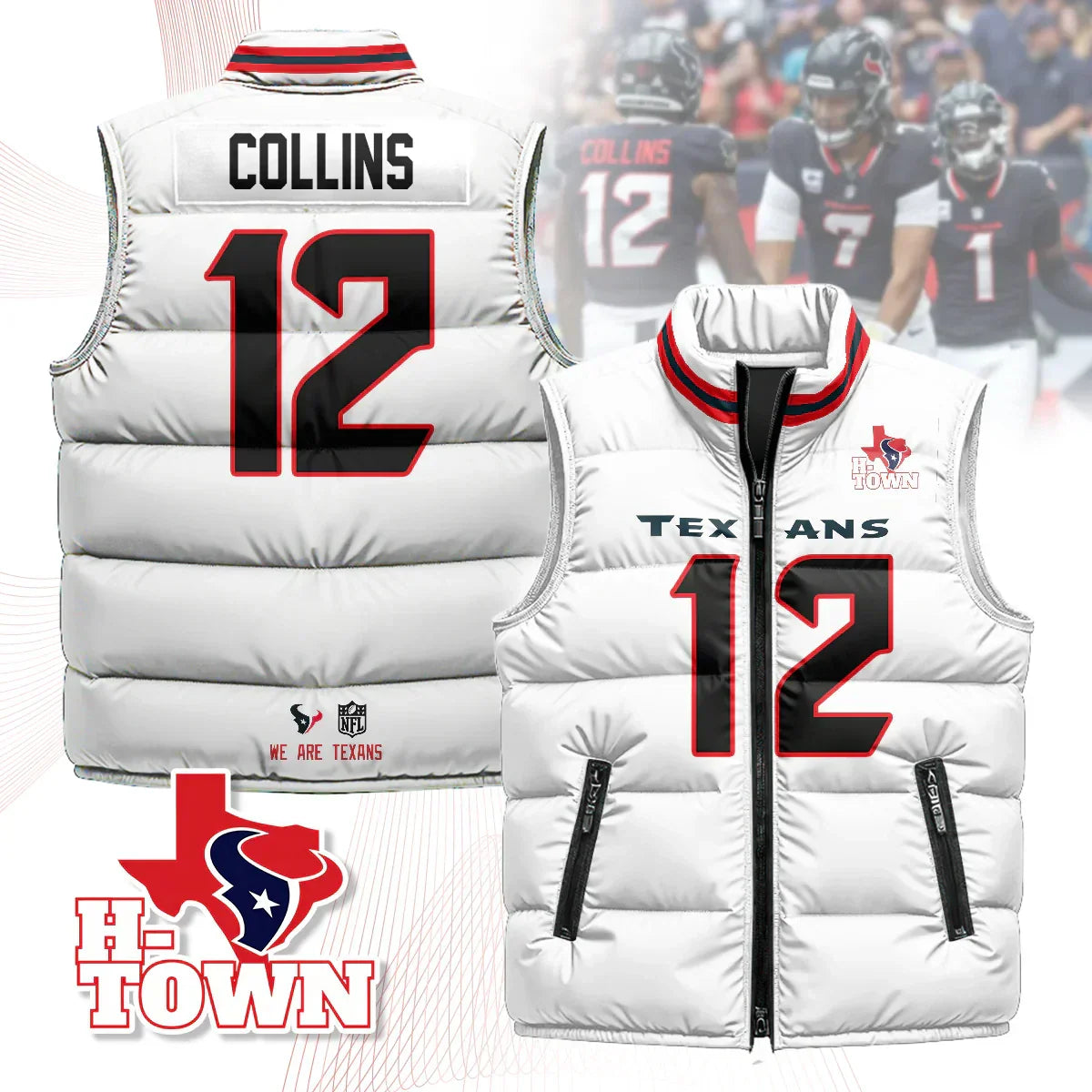 Houston Texans Unisex Puffer Vest