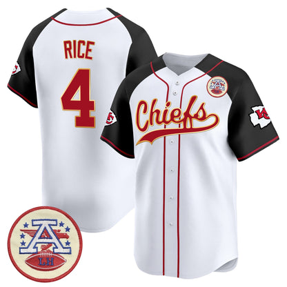 Men's Kansas City Chiefs 2025 Vapor Baseball Jersey - All Stitched