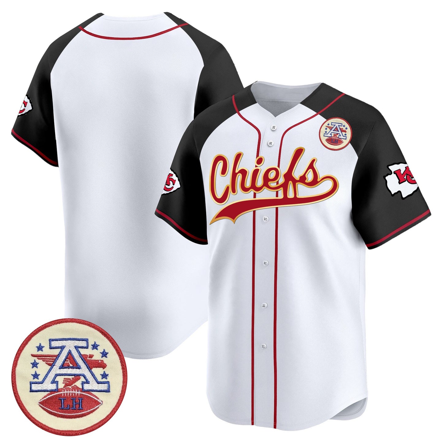Men's Kansas City Chiefs 2025 Vapor Baseball Jersey - All Stitched