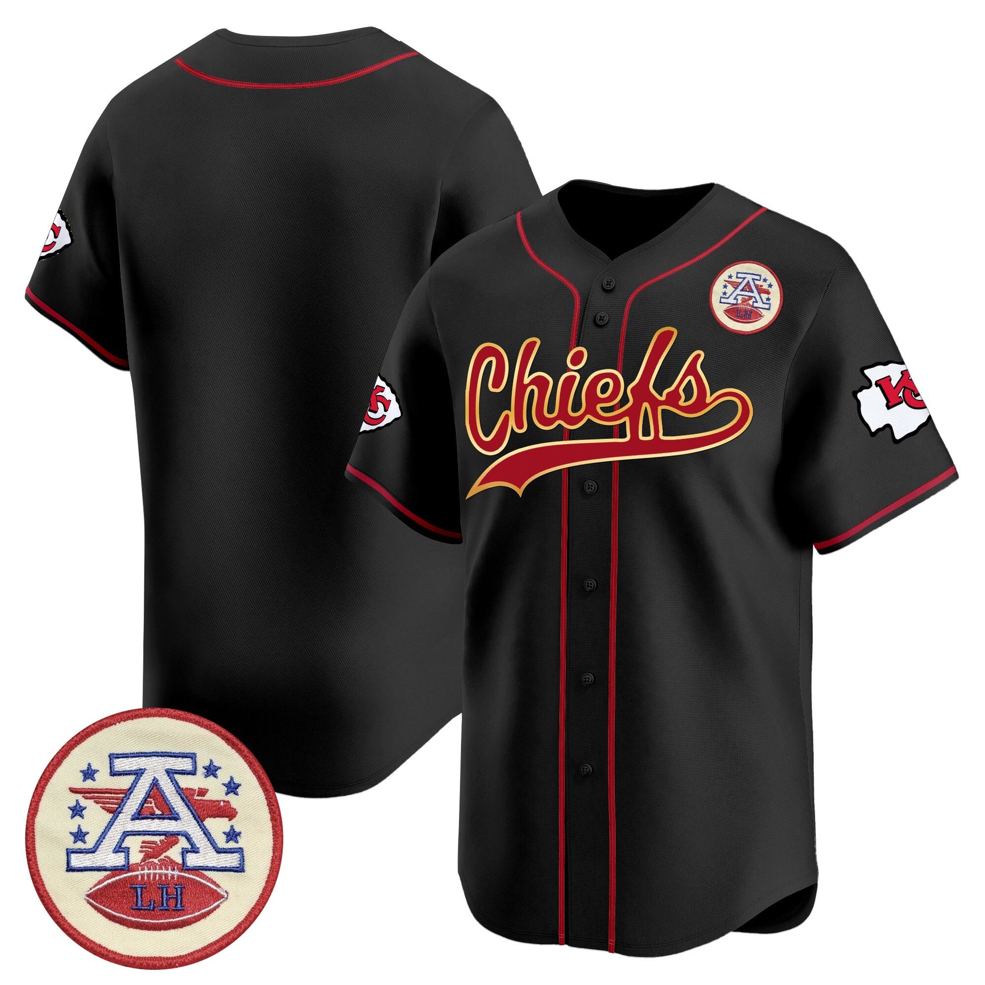 Men's Kansas City Chiefs 2025 Vapor Baseball Jersey - All Stitched