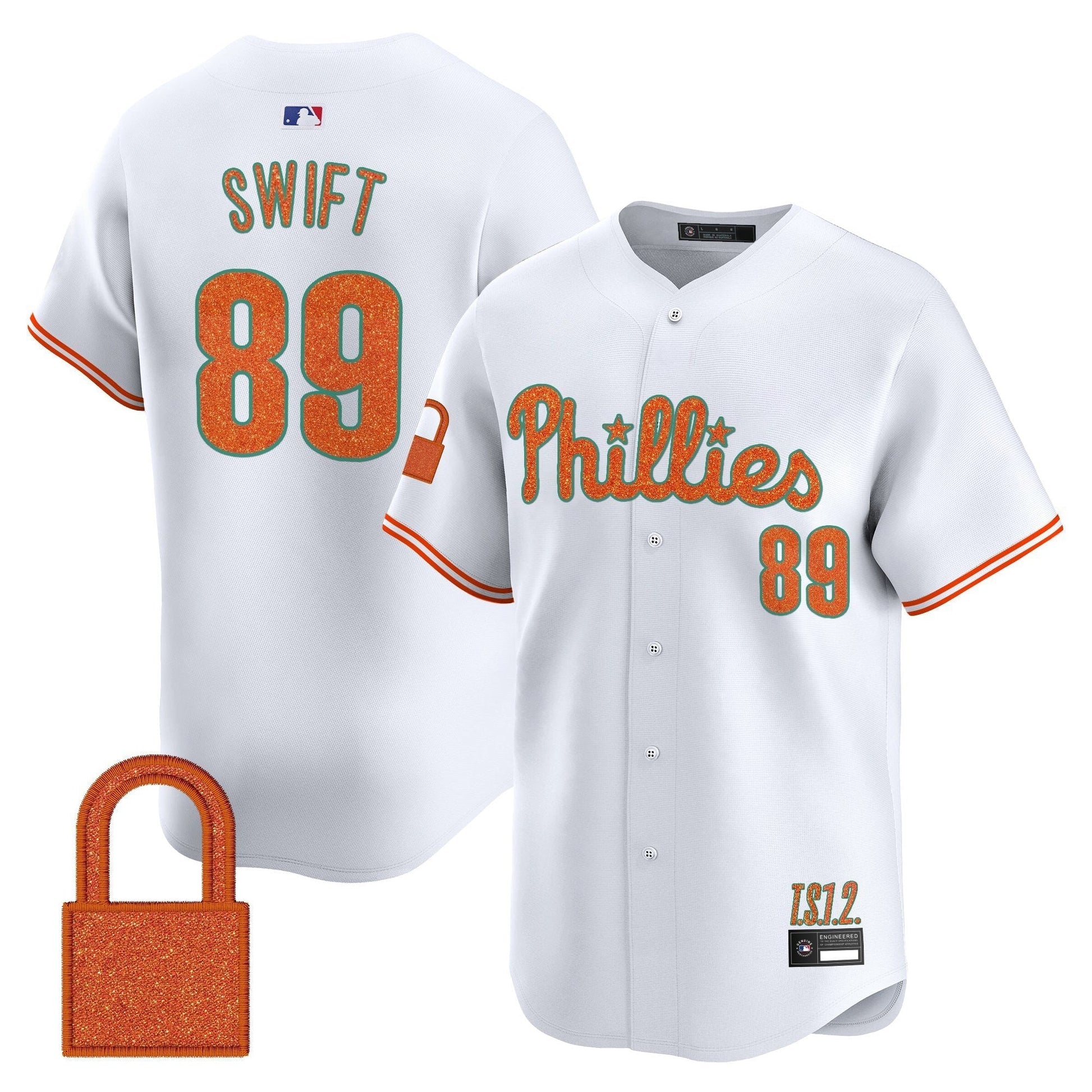 Men's Philadelphia Phillies 'Taylor Swift - TS12 - The Life of a Showgirl' Vapor Premier Limited Jersey - All Stitched