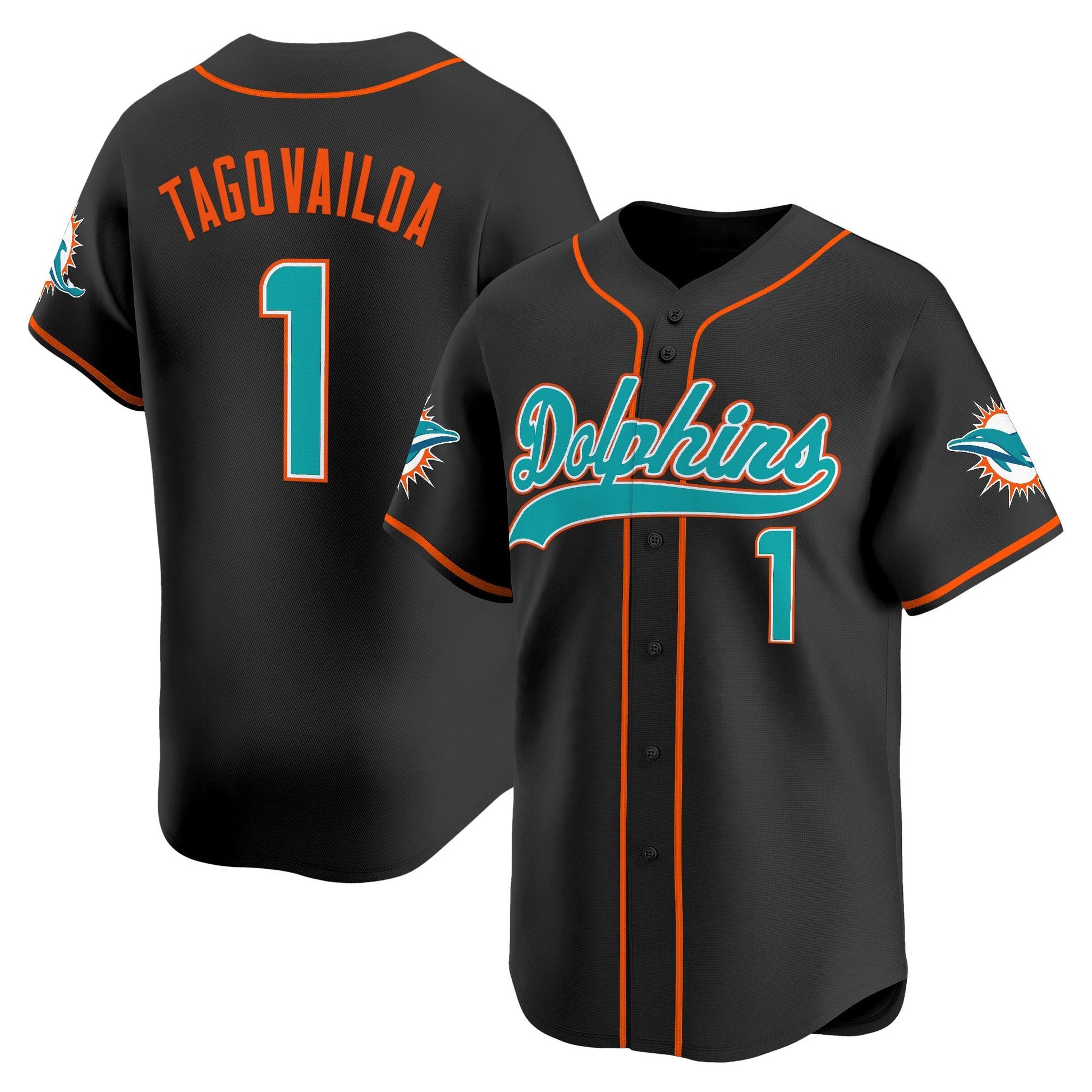 Men's Miami Dolphins 2025 Vapor Baseball Jersey - All Stitched