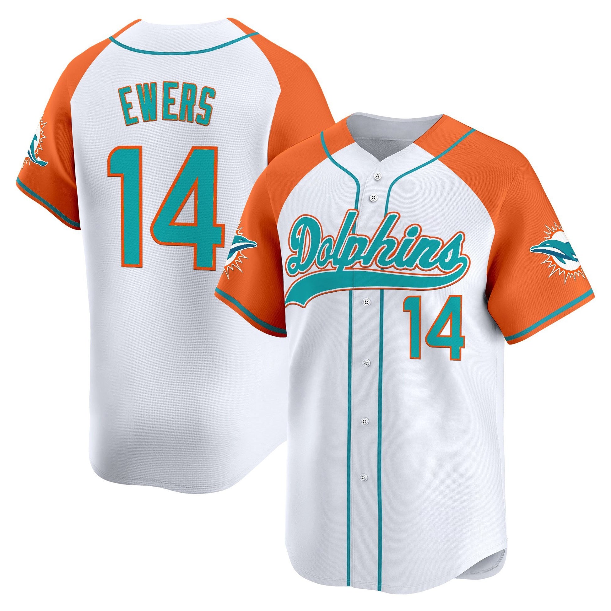 Men's Miami Dolphins 2025 Vapor Baseball Jersey - All Stitched