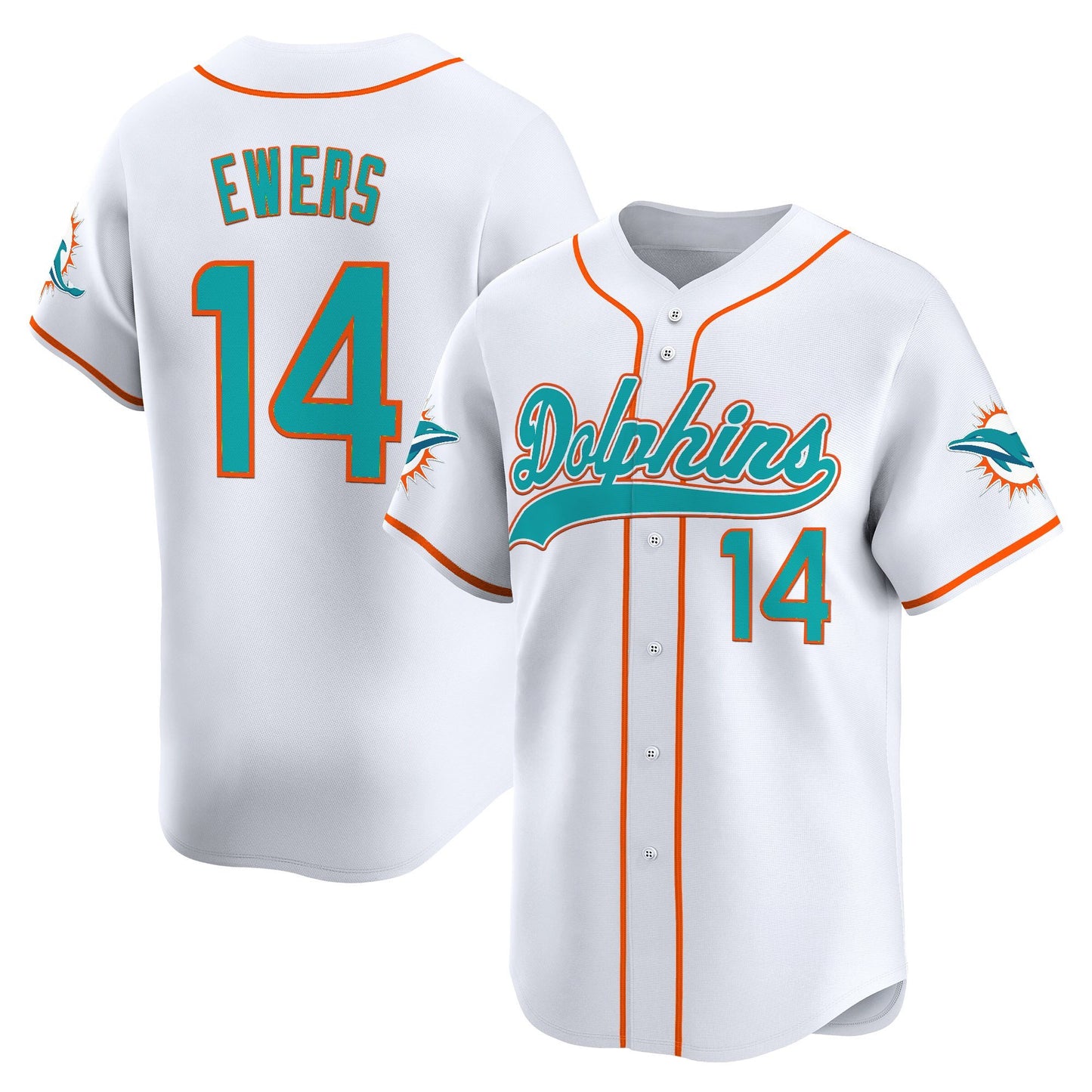 Men's Miami Dolphins 2025 Vapor Baseball Jersey - All Stitched