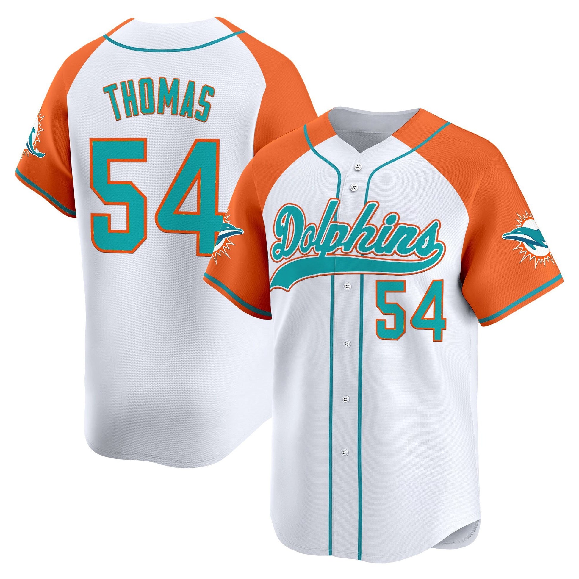 Men's Miami Dolphins 2025 Vapor Baseball Jersey - All Stitched