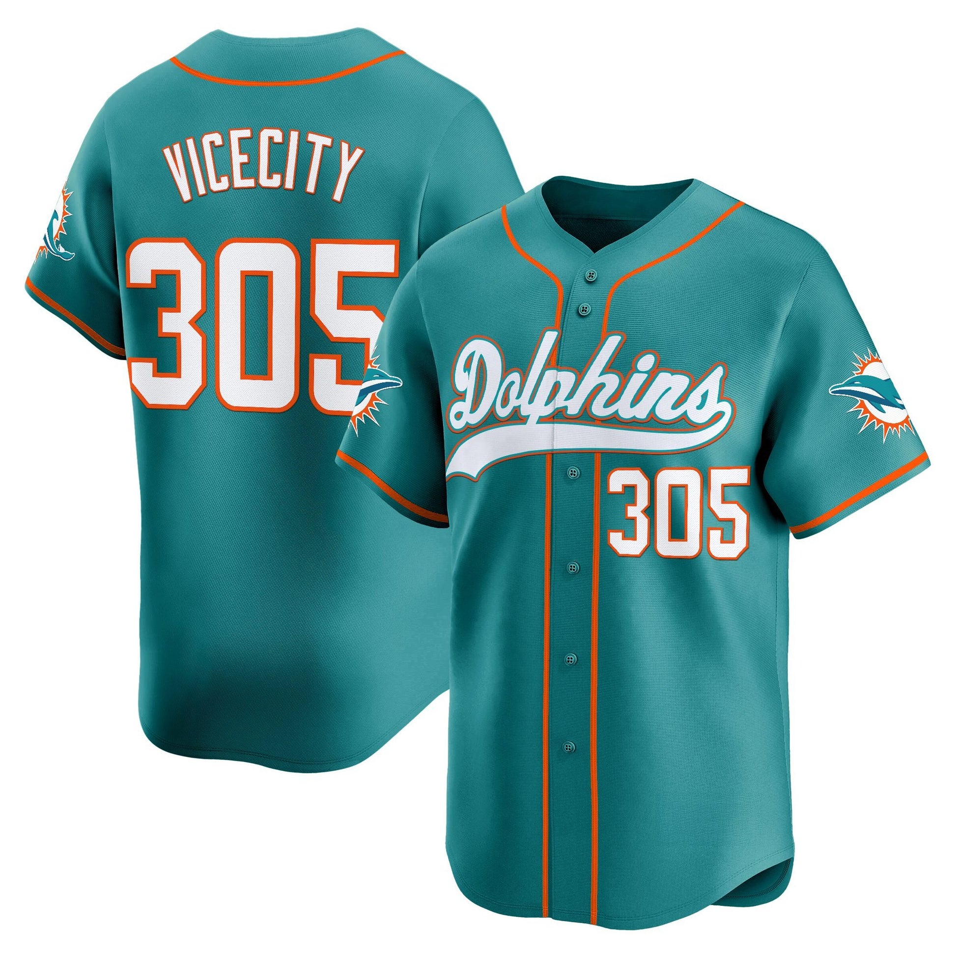 Men's Miami Dolphins 2025 Vapor Baseball Jersey - All Stitched