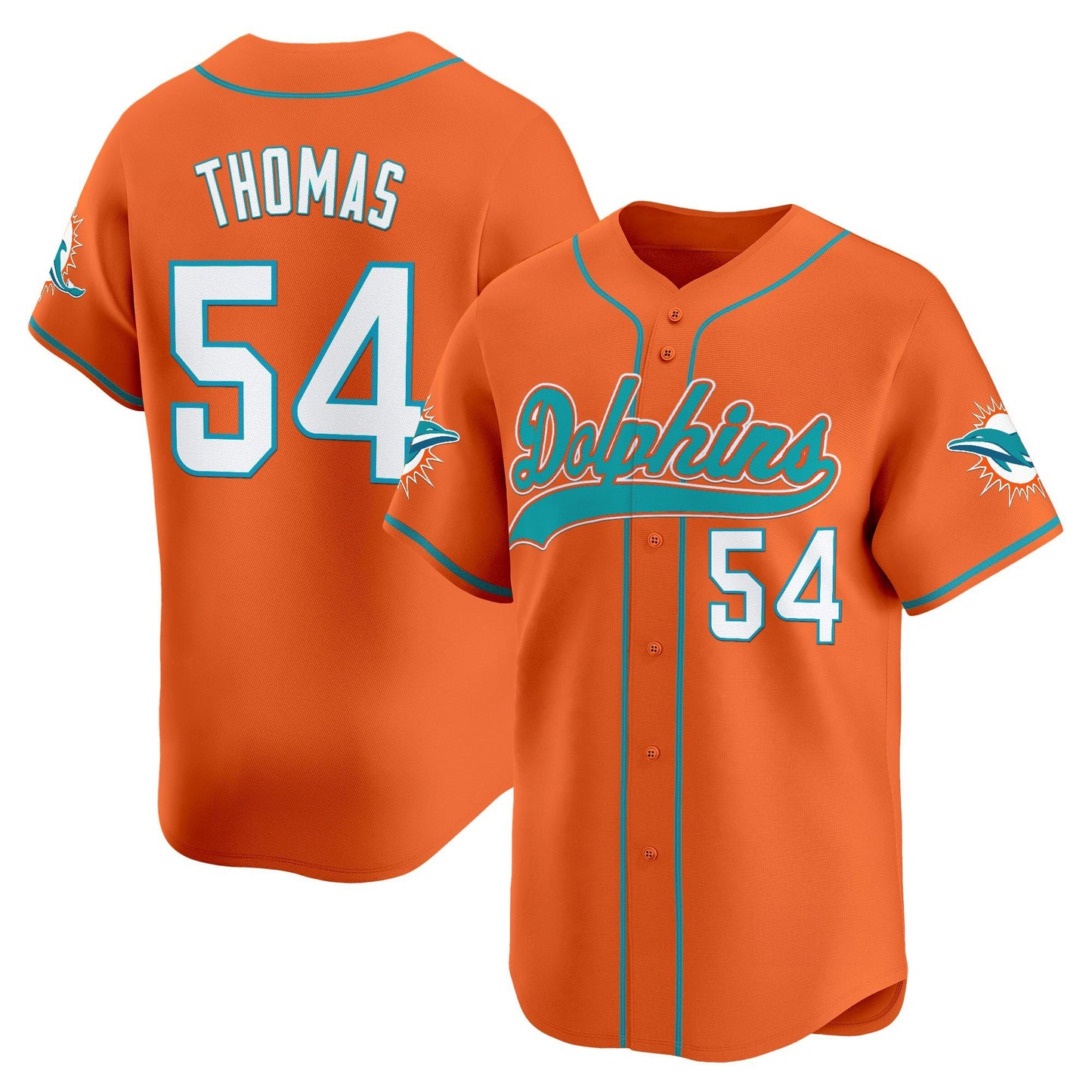 Men's Miami Dolphins 2025 Vapor Baseball Jersey - All Stitched