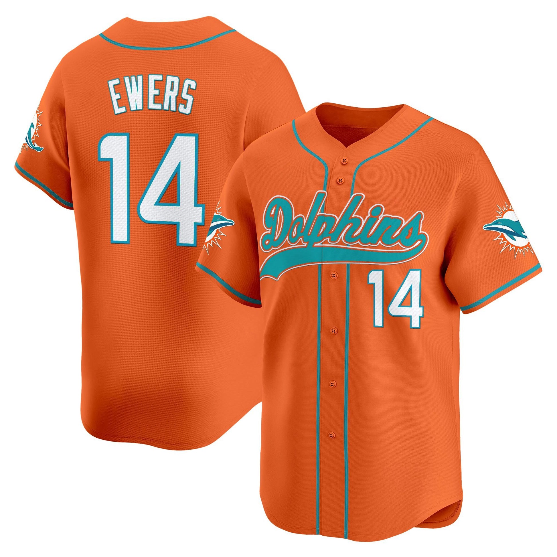 Men's Miami Dolphins 2025 Vapor Baseball Jersey - All Stitched