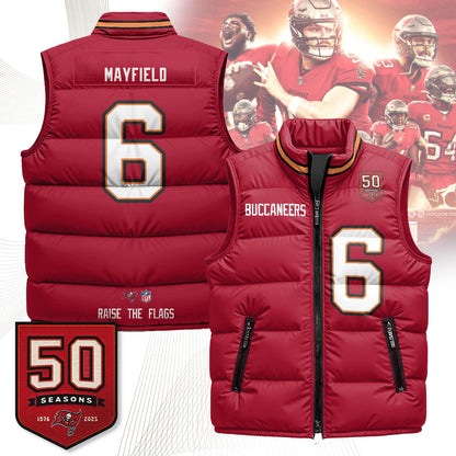 Tampa Bay Buccaneers Unisex Puffer Vest