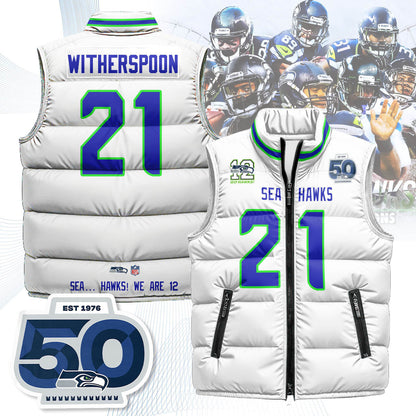 Seattle Seahawks Unisex Puffer Vest