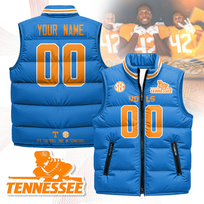 Custom Tennessee Volunteers Unisex Puffer Vest