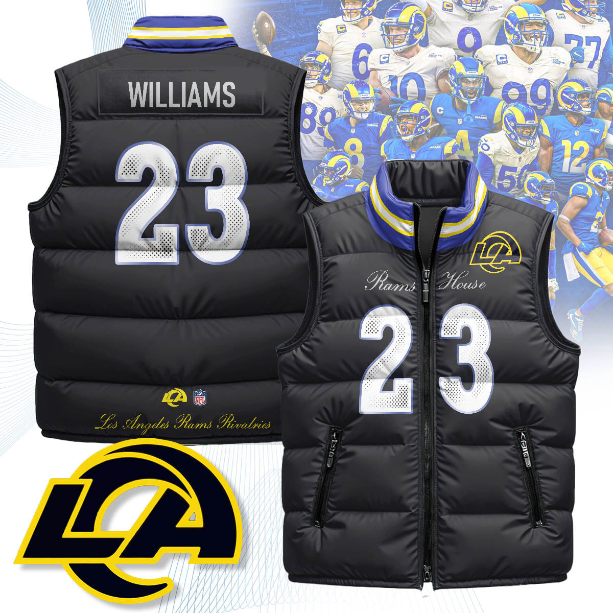 Los Angeles Rams Rivalry Series Puffer Vest