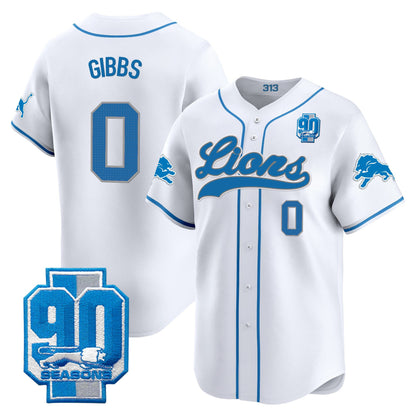 Men's Detroit Lions 2025 Vapor Baseball Jersey - All Stitched