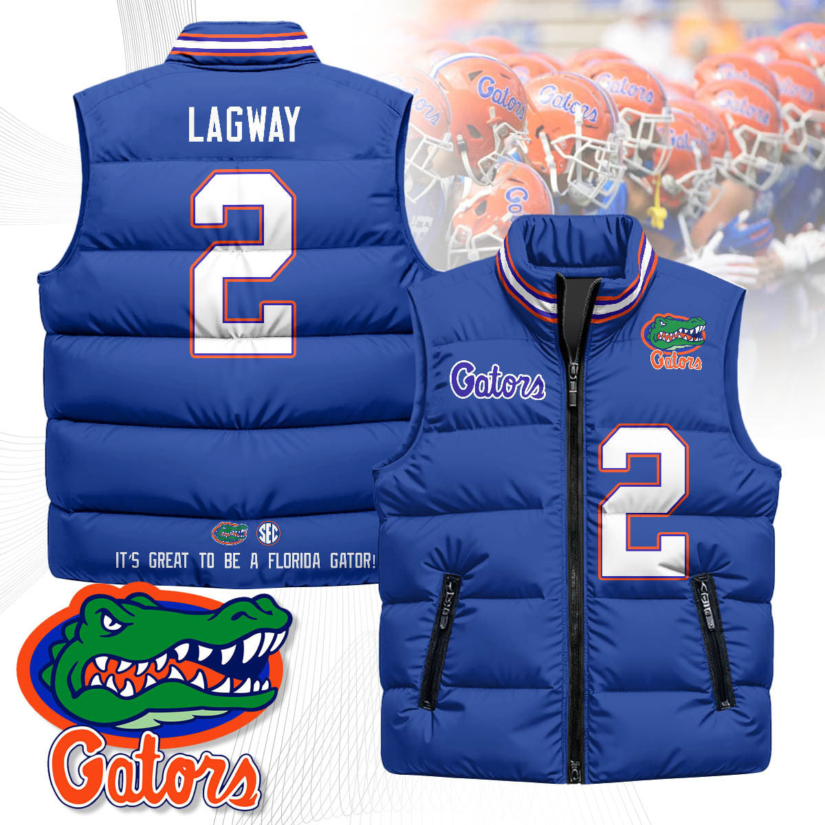 Florida Gators Unisex Puffer Vest
