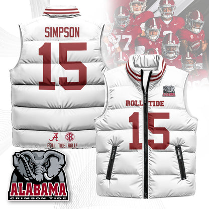 Alabama Crimson Tide Unisex Puffer Vest