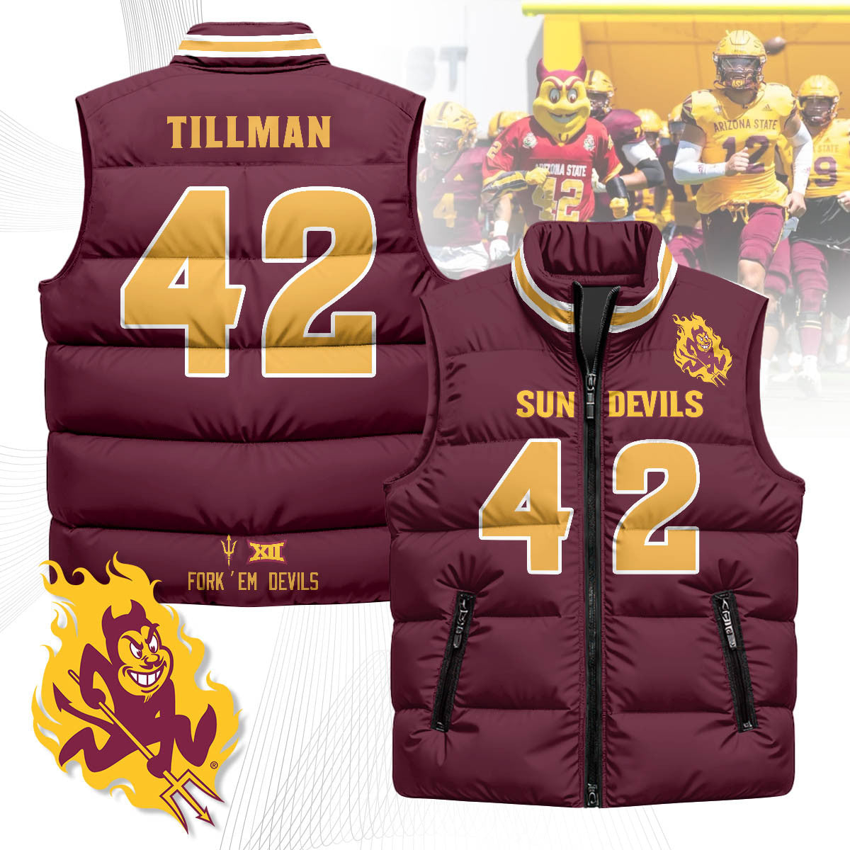 ASU Unisex Puffer Vest