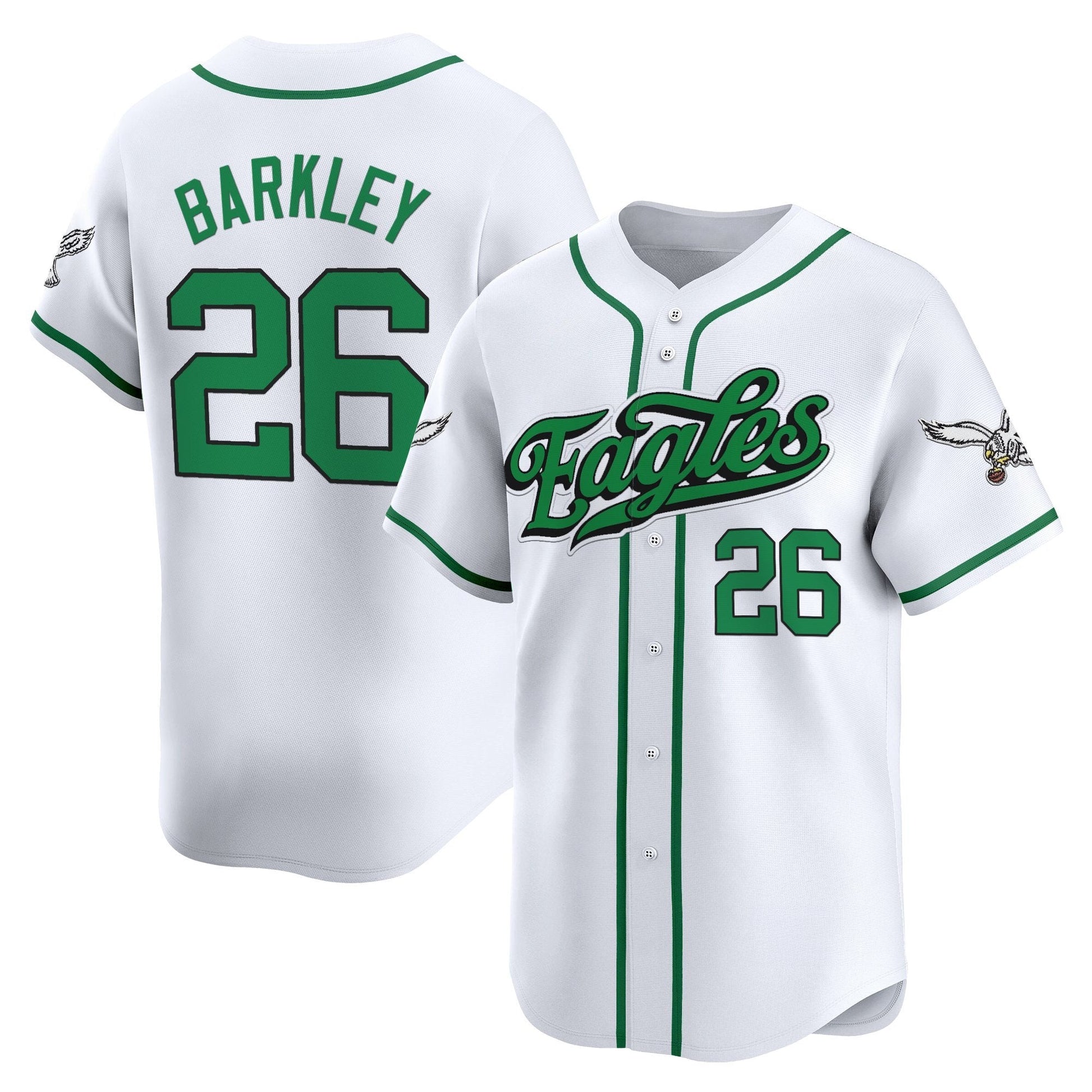 Men's Philadelphia Eagles 2025 Vapor Baseball Jersey V2 - All Stitched