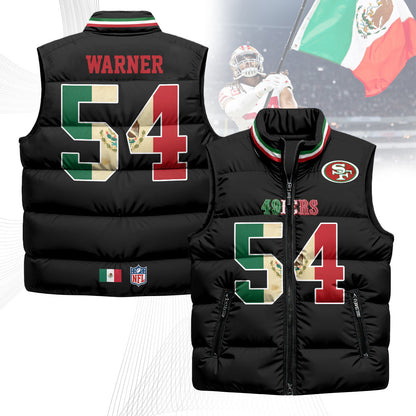San Francisco 49ers Mexico Puffer Vest