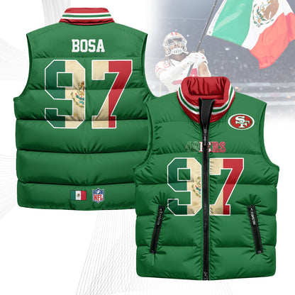 San Francisco 49ers Mexico Puffer Vest