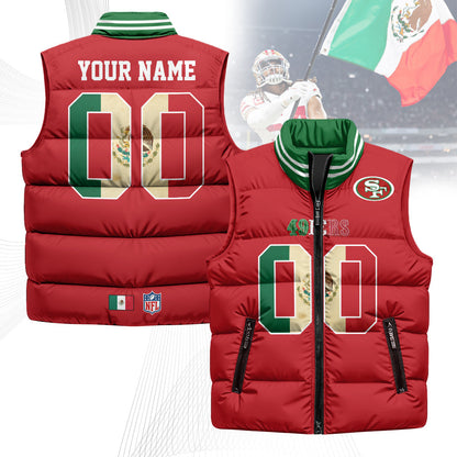 San Francisco 49ers Mexico Puffer Vest
