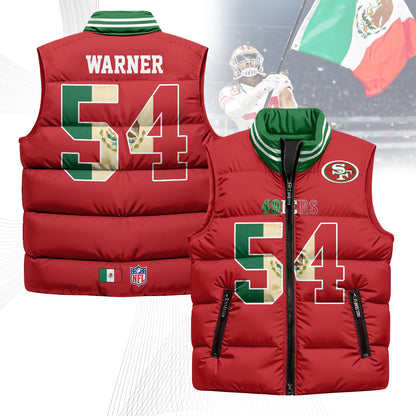 San Francisco 49ers Mexico Puffer Vest