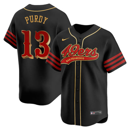 San Francisco 49ers Rivalry Series Baseball Jersey - All Stitched