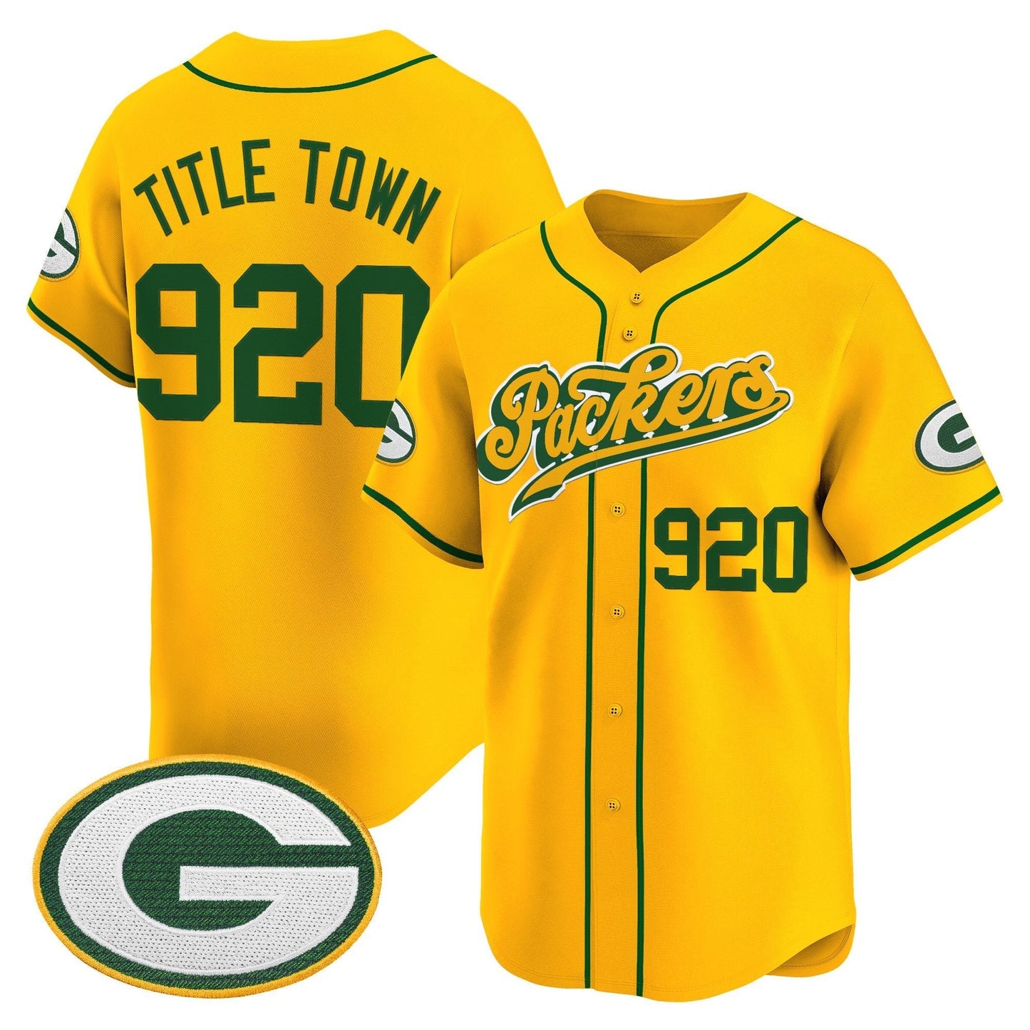 Men's Green Bay Packers 2025 Vapor Baseball Jersey V2 - All Stitched