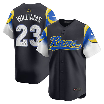 Los Angeles Rams Rivalry Series Baseball Jersey - All Stitched