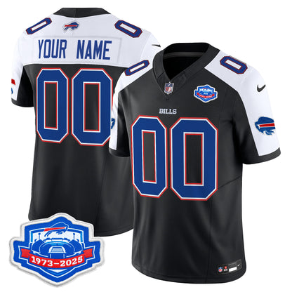 Buffalo Bills 2025 Farewell Season Patch Vapor Limited Custom Jersey - All Stitched