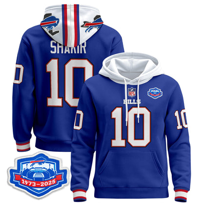 Men's Buffalo Bills 2025 Farewell Season Patch Pullover Hoodie - All Stitched