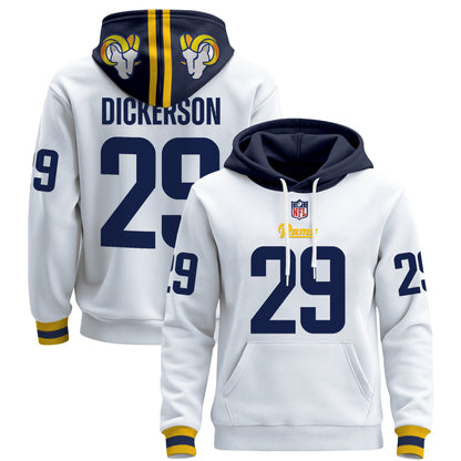 Men's Los Angeles Rams 2025 Premium Pullover Hoodie - All Stitched