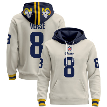 Men's Los Angeles Rams 2025 Premium Pullover Hoodie - All Stitched