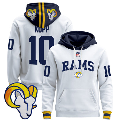 Men's Los Angeles Rams 2025 Premium Pullover Hoodie V2 - All Stitched