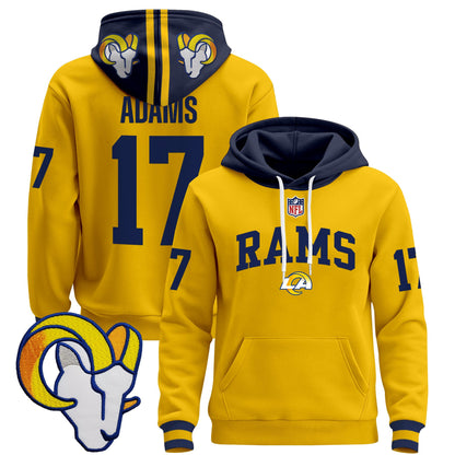 Men's Los Angeles Rams 2025 Premium Pullover Hoodie V2 - All Stitched