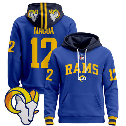 Men's Los Angeles Rams 2025 Premium Pullover Hoodie V2 - All Stitched