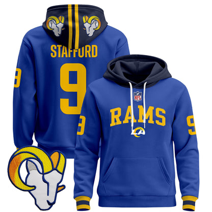 Men's Los Angeles Rams 2025 Premium Pullover Hoodie V2 - All Stitched