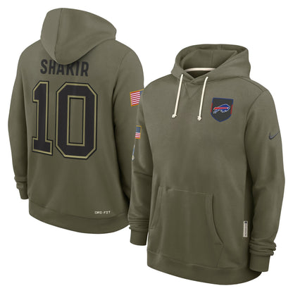 Buffalo Bills 2025 Salute to Service Pullover Hoodie - All Stitched