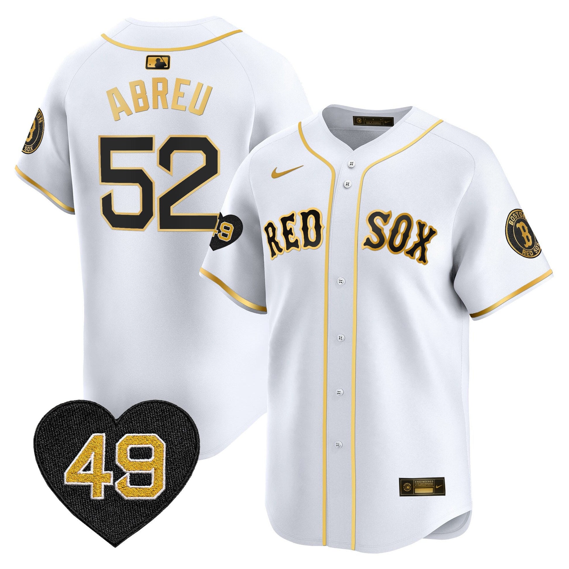 Men's Boston Red Sox Tim Wakefield Patch Vapor Premier Limited Jersey - All Stitched