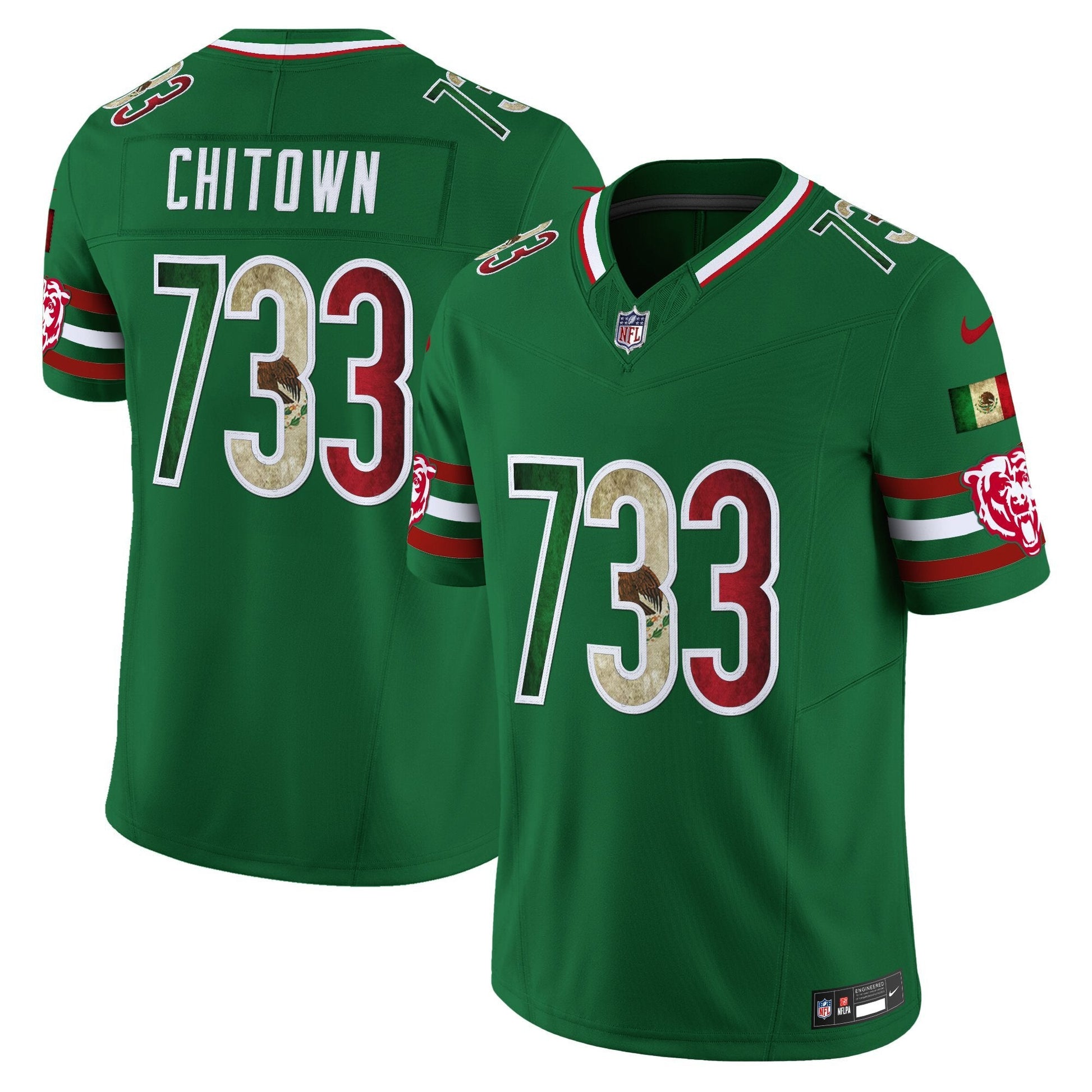 Men's Chicago Bears Mexico Vapor Limited Jersey - All Stitched