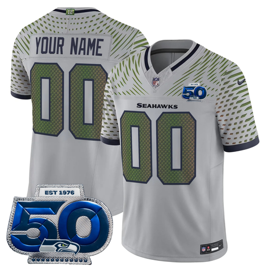 CustomSEA 2025 "Rivalries" 50th Season Patch Vapor Limited Jersey - All Stitched